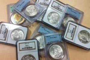 90% Silver Morgan Dollar MS63 Graded Coin G4782