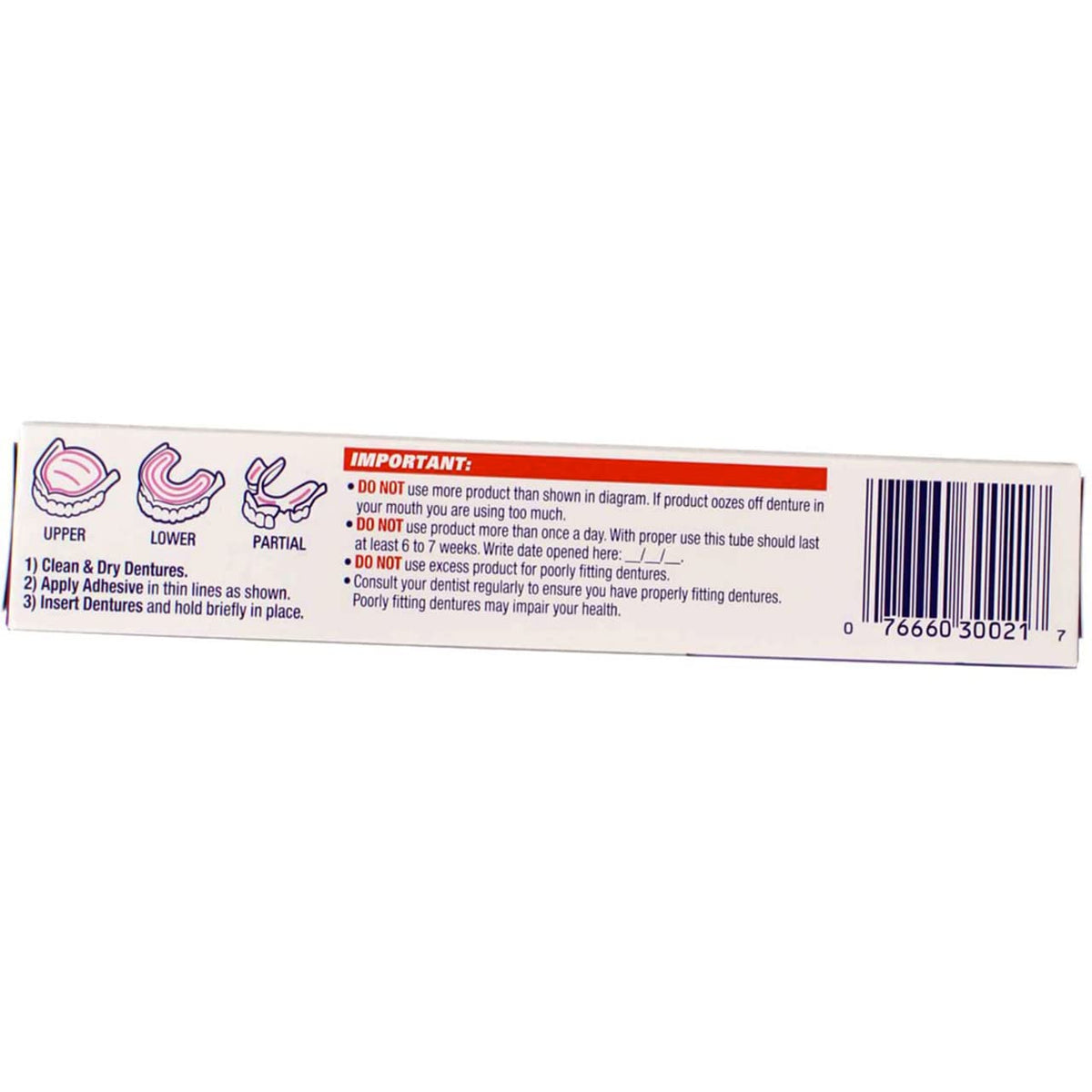 Denture Adhesive Cream 2 oz Pack of 12 T13361