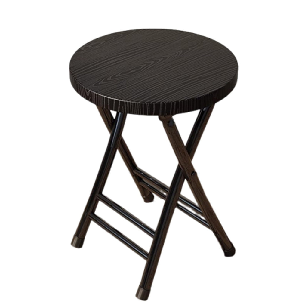 18 Inch Black Folding Stool 330 Lbs Capacity X86684