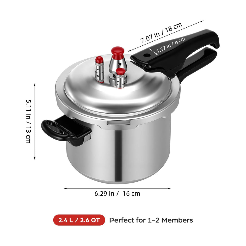 2.6 Quart Small Stovetop Pressure Cooker Y580309