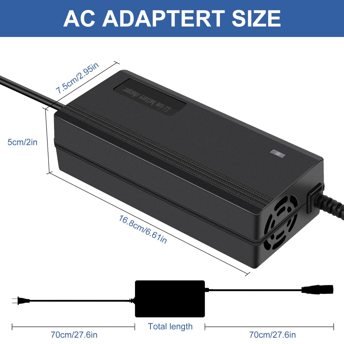 54.6V 3A Battery Charger 7 Plugs C546293