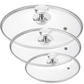 3 pcs Glass Lid Replacement Set (8 In + 10.25 In + 12 In) I8031