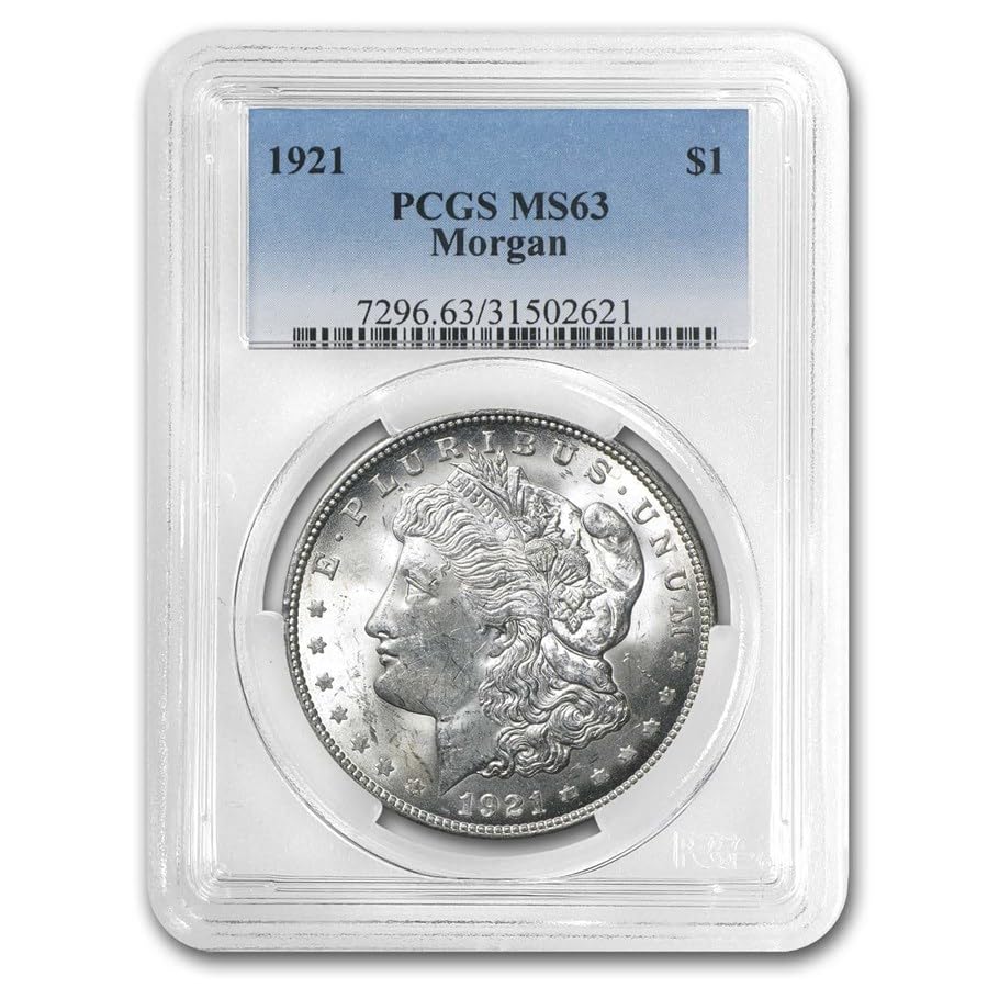 90% Silver Morgan Dollar MS63 Graded Coin G4782