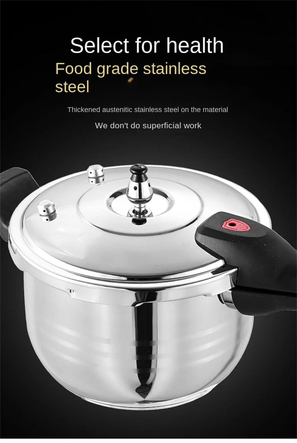 Stainless Steel 3L Induction Compatible Stove Top Pressure Cooker C9221