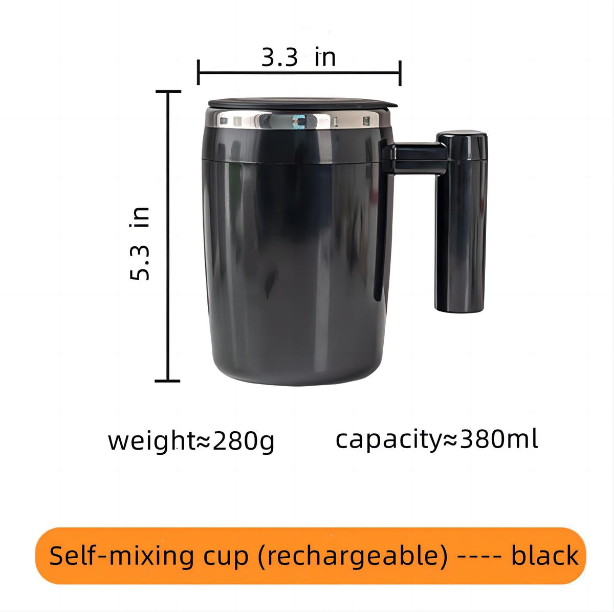 14oz Rechargeable Self Stirring Coffee Mug G8449
