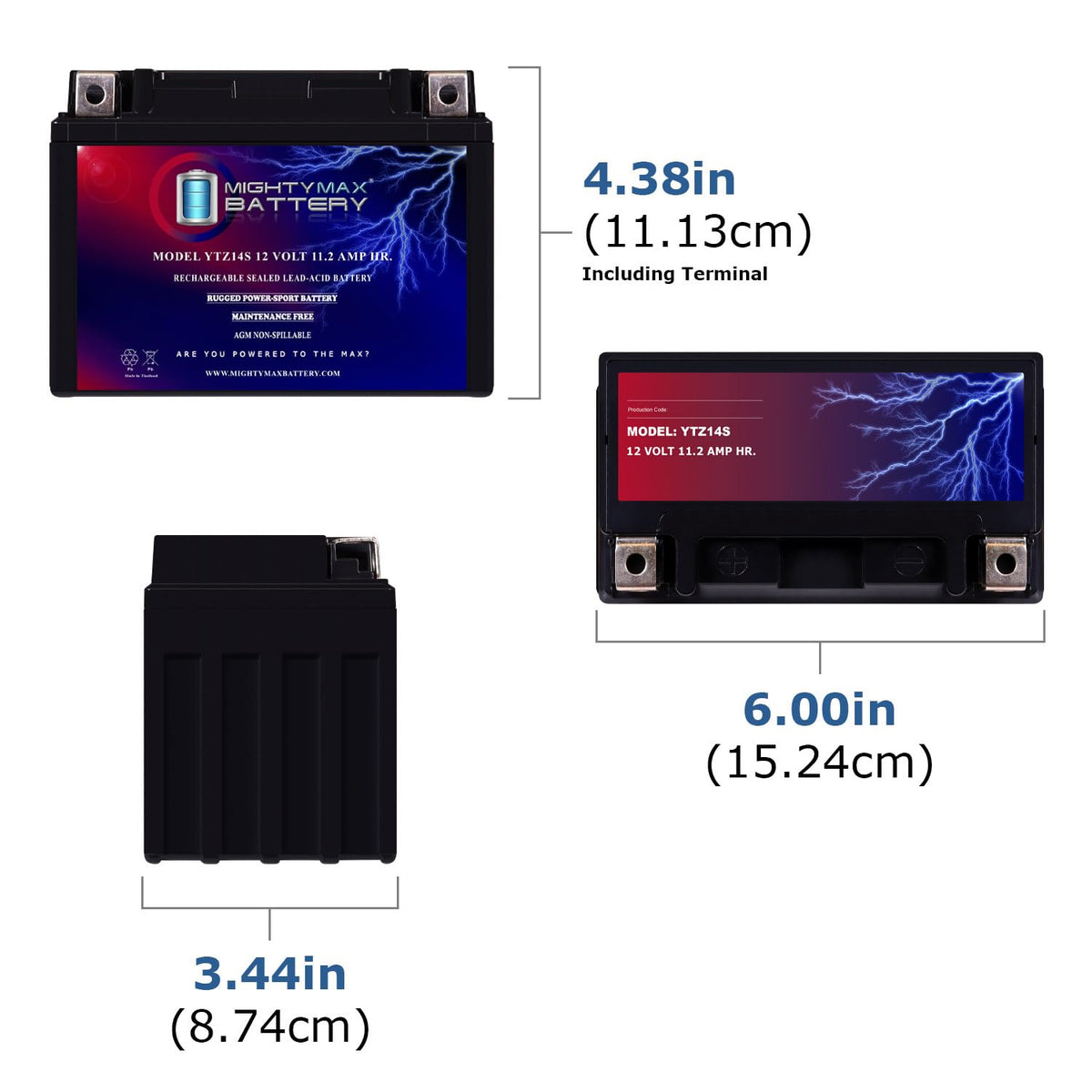 12V 11.2Ah Replacement Battery P203604
