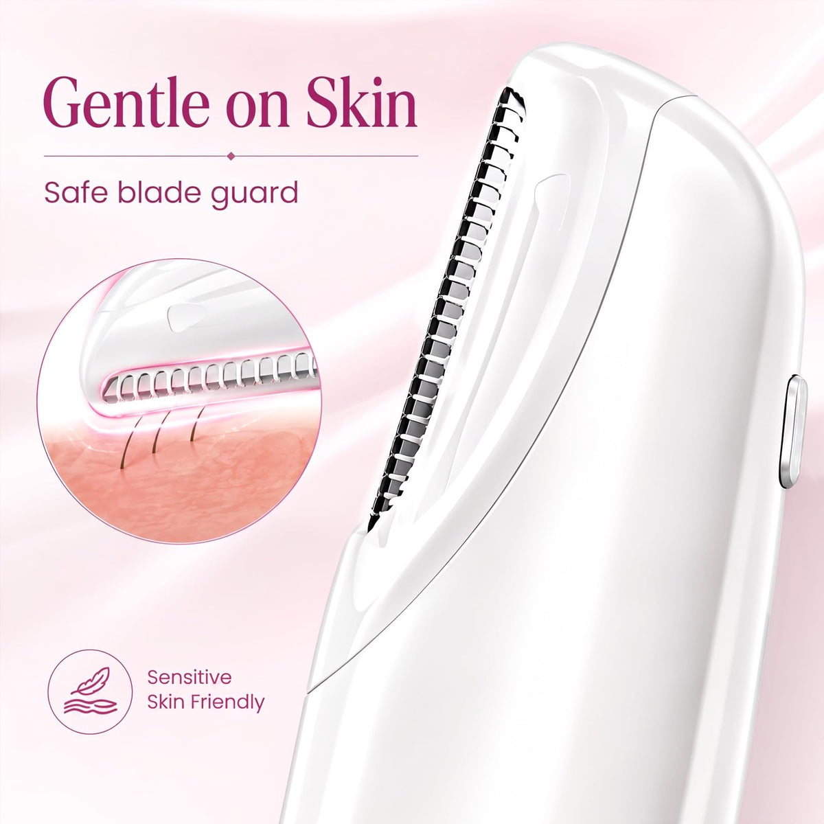 Facial Hair Remover with LED Light W8622