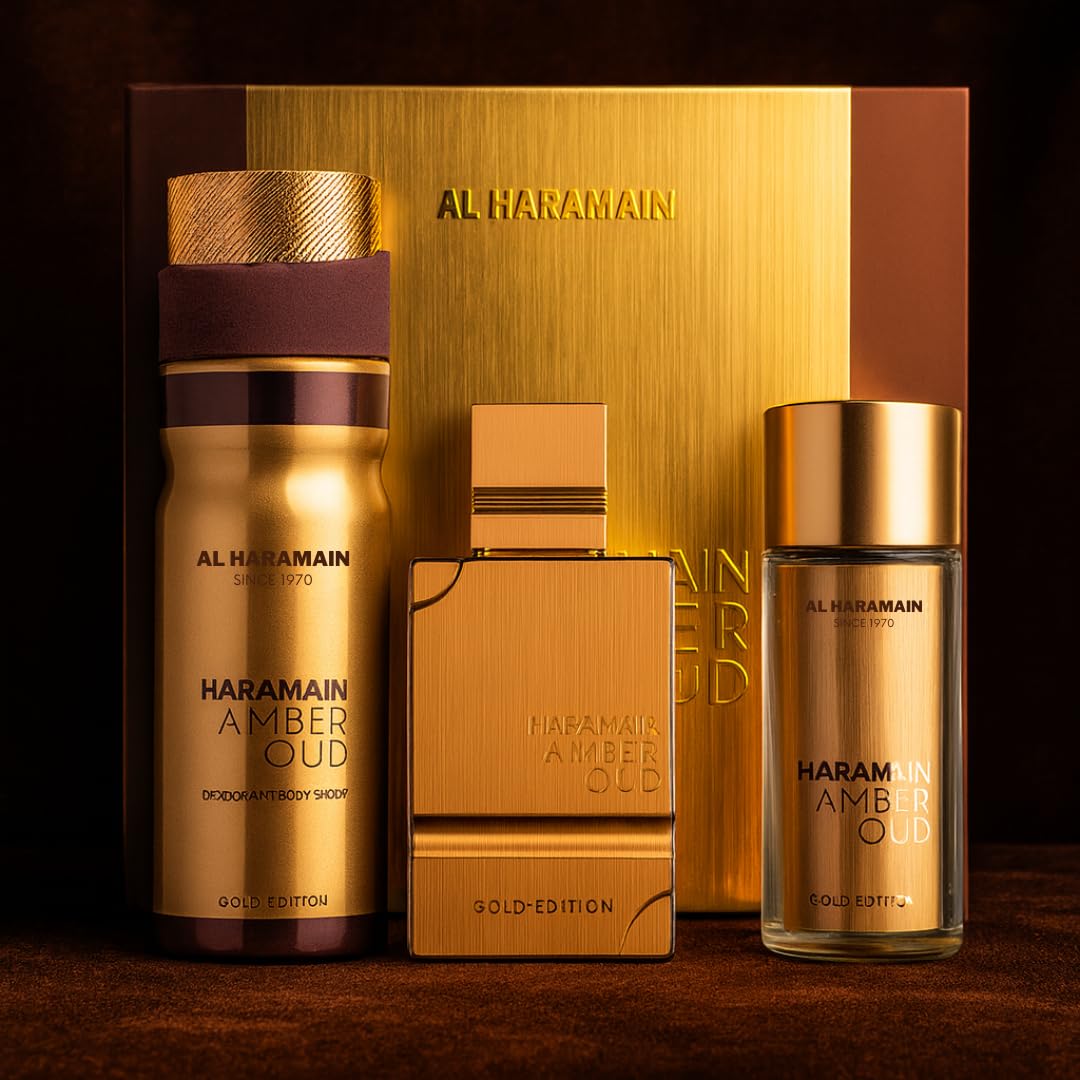 Amber Oud Gold Edition Body Spray 3 Pc K806434