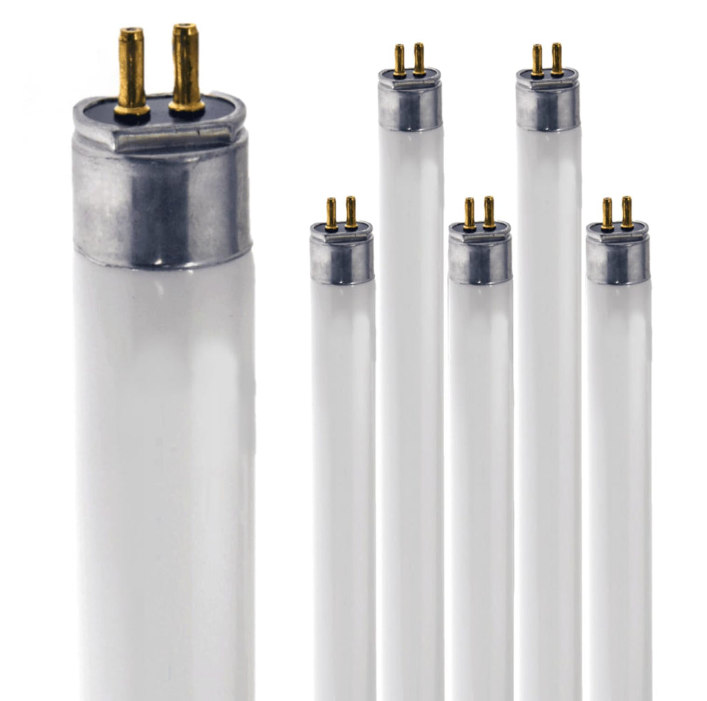 24 Inch T5 Fluorescent Bulb 24W 4100K Neutral White Linear Tube Pack of 6 Y711