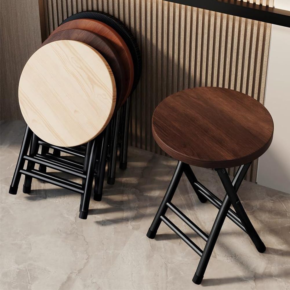18 Inch Black Folding Stool 330 Lbs Capacity X86684