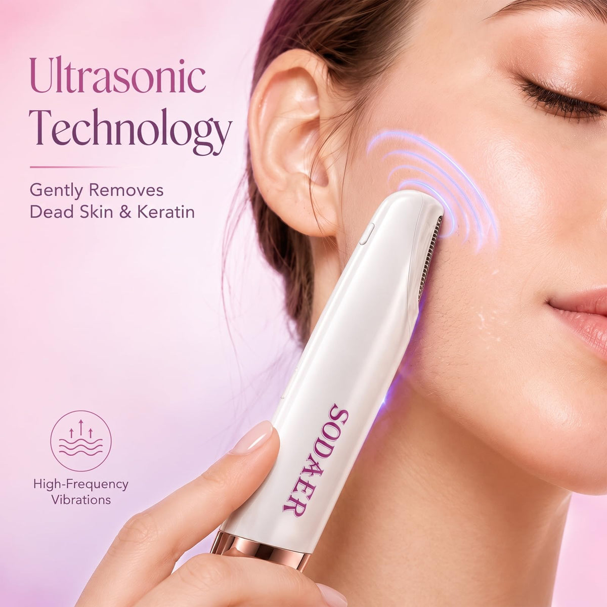 Facial Hair Remover with LED Light W8622