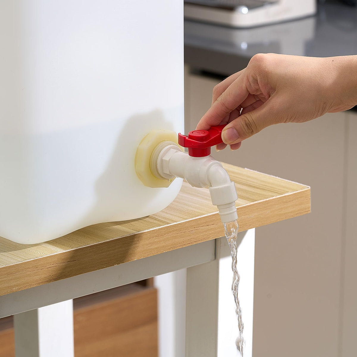 6.6 Gallon Plastic Dispenser Carboy with Faucet F973196