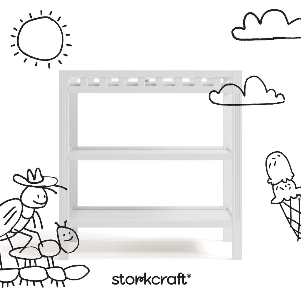 White Changing Table H618