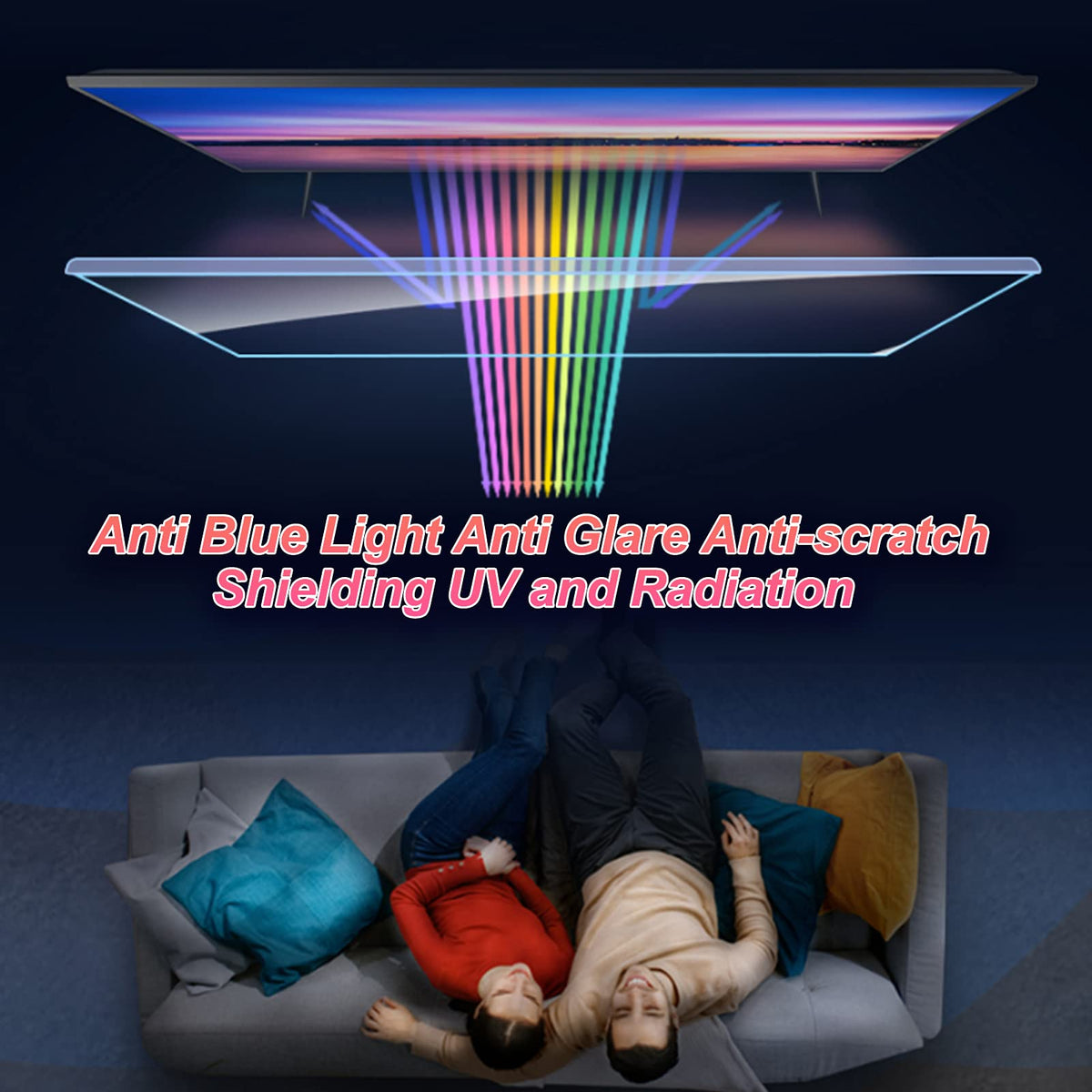 Anti-Glare Screen Protector for 32-75 Inch TV M70143