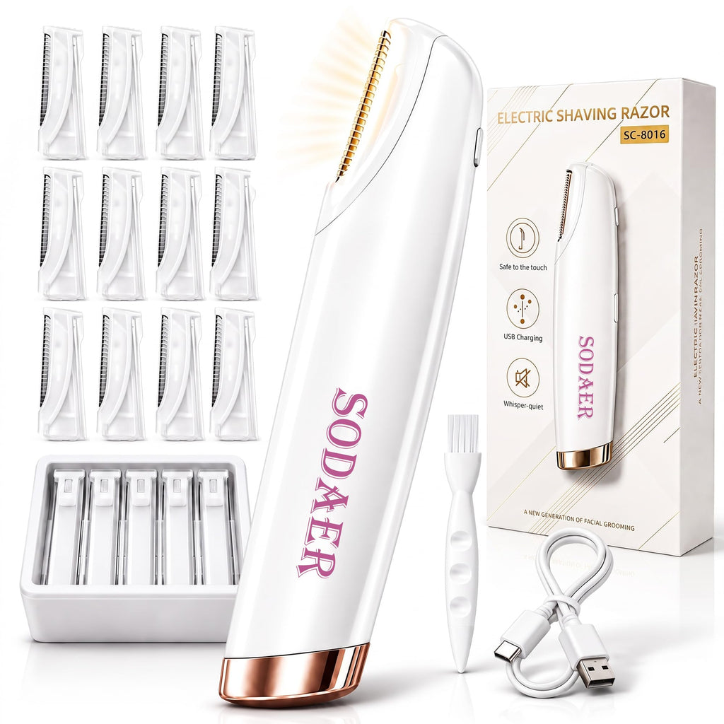 Facial Hair Remover with LED Light W8622