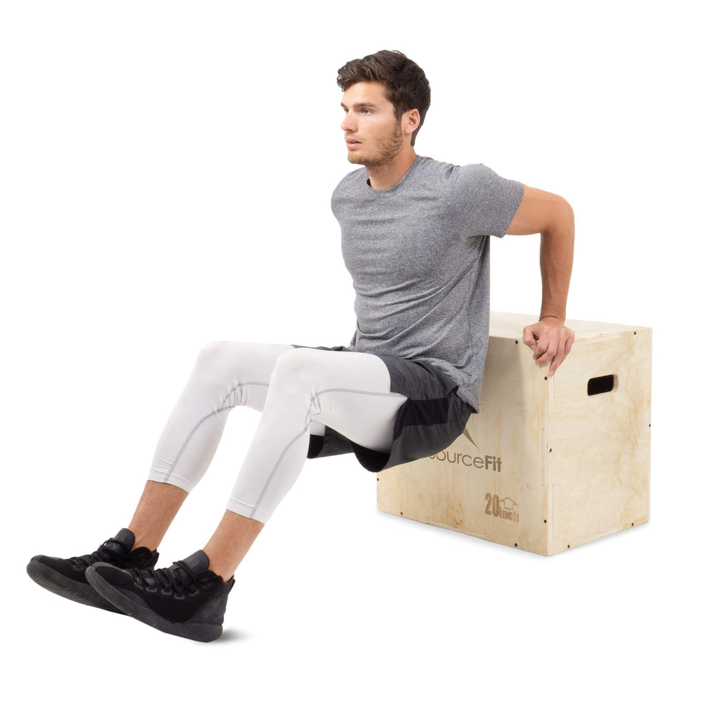 3-in-1 Wood Plyometric Jump Box R146925