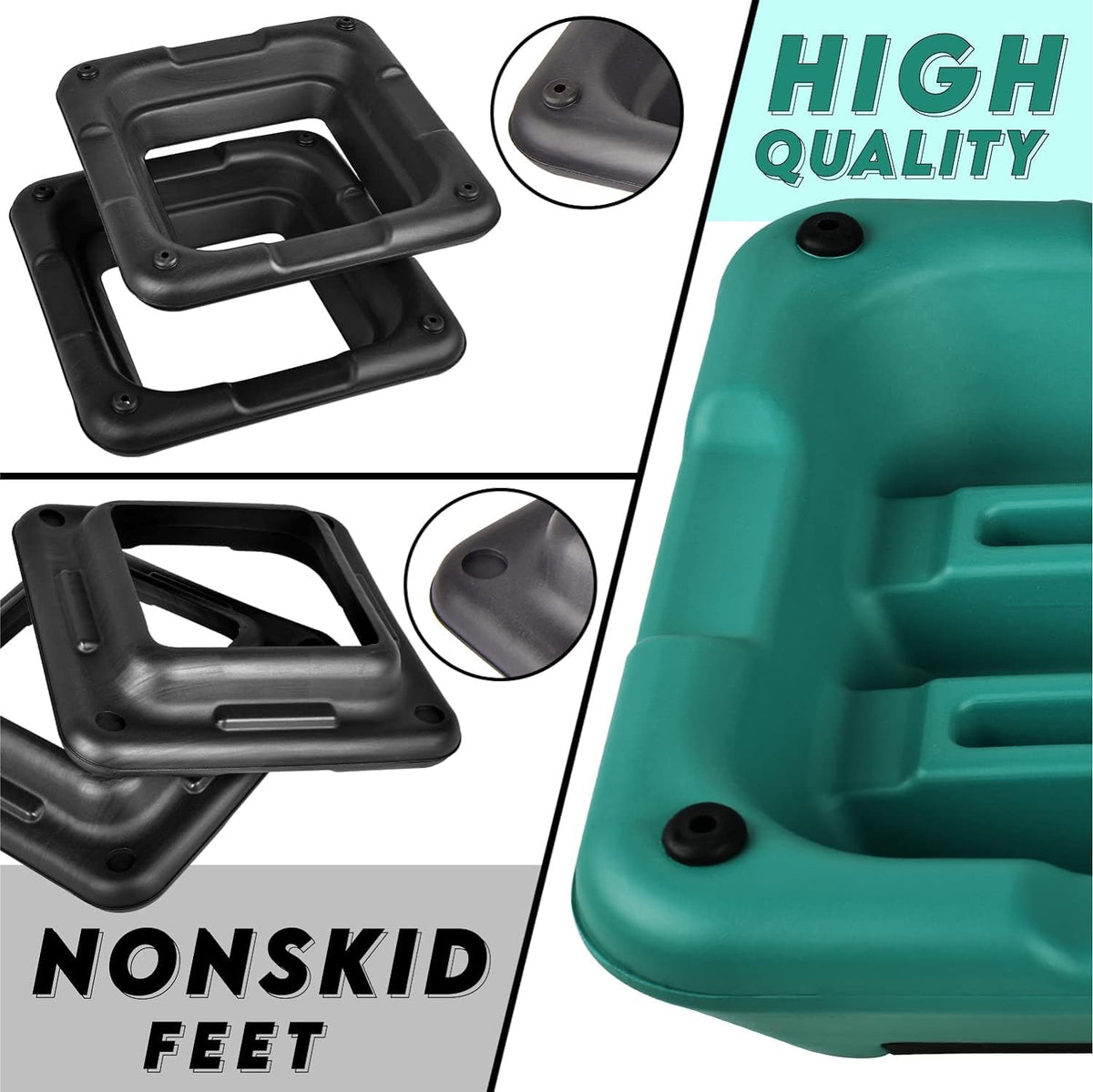 Adjustable Aerobic Step Platform with Stackable Risers Q78955