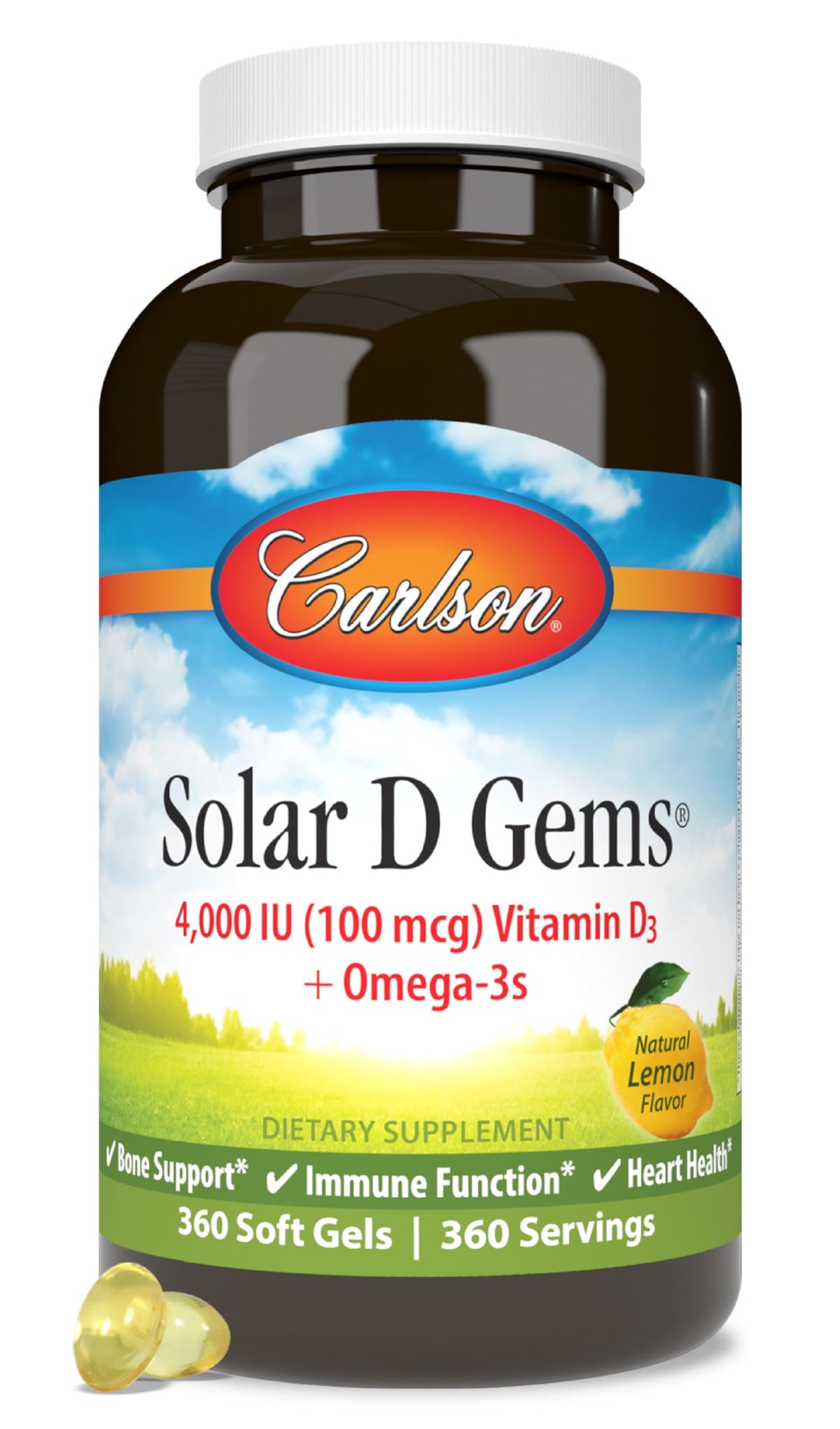 Vitamin D3 4000 IU 360 Softgels I492830