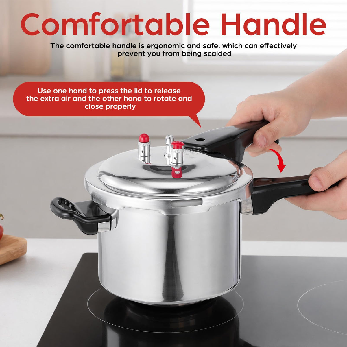 2.6 Quart Small Stovetop Pressure Cooker Y580309