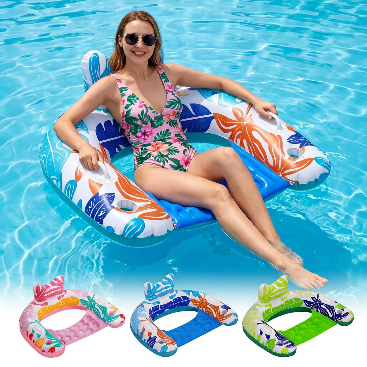 3 Pack Inflatable Pool Floats X467369