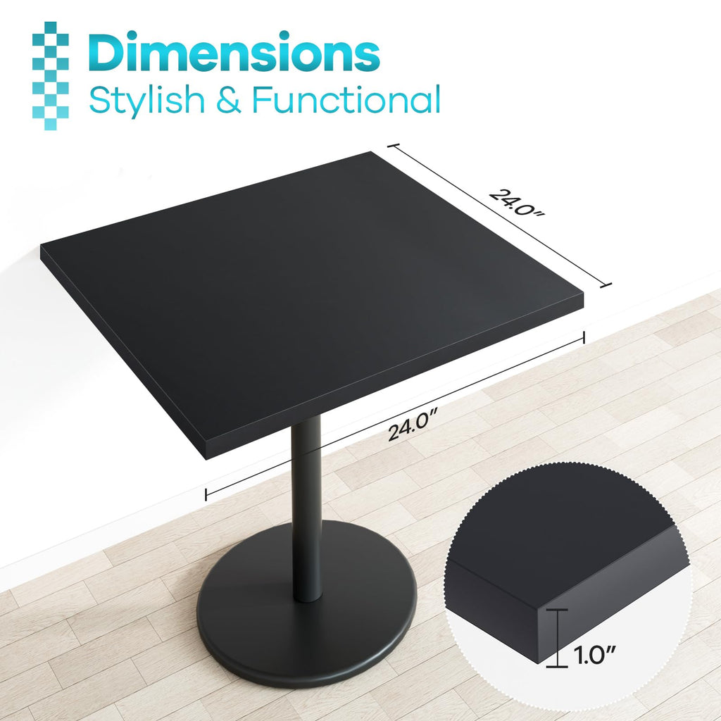 24 x 24 inches Square Melamine Table Top Pack of 2 B977