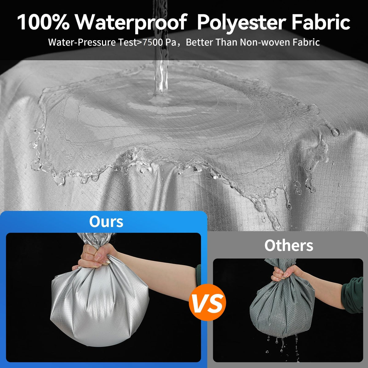 14'-16' Waterproof Oxford Fabric Camper Cover G86328