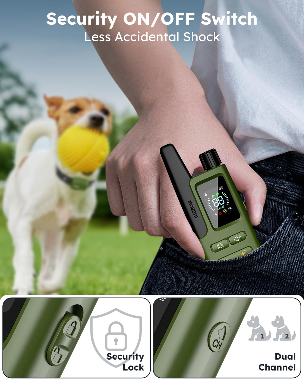 2 Dogs Shock Collar with Remote Z19310