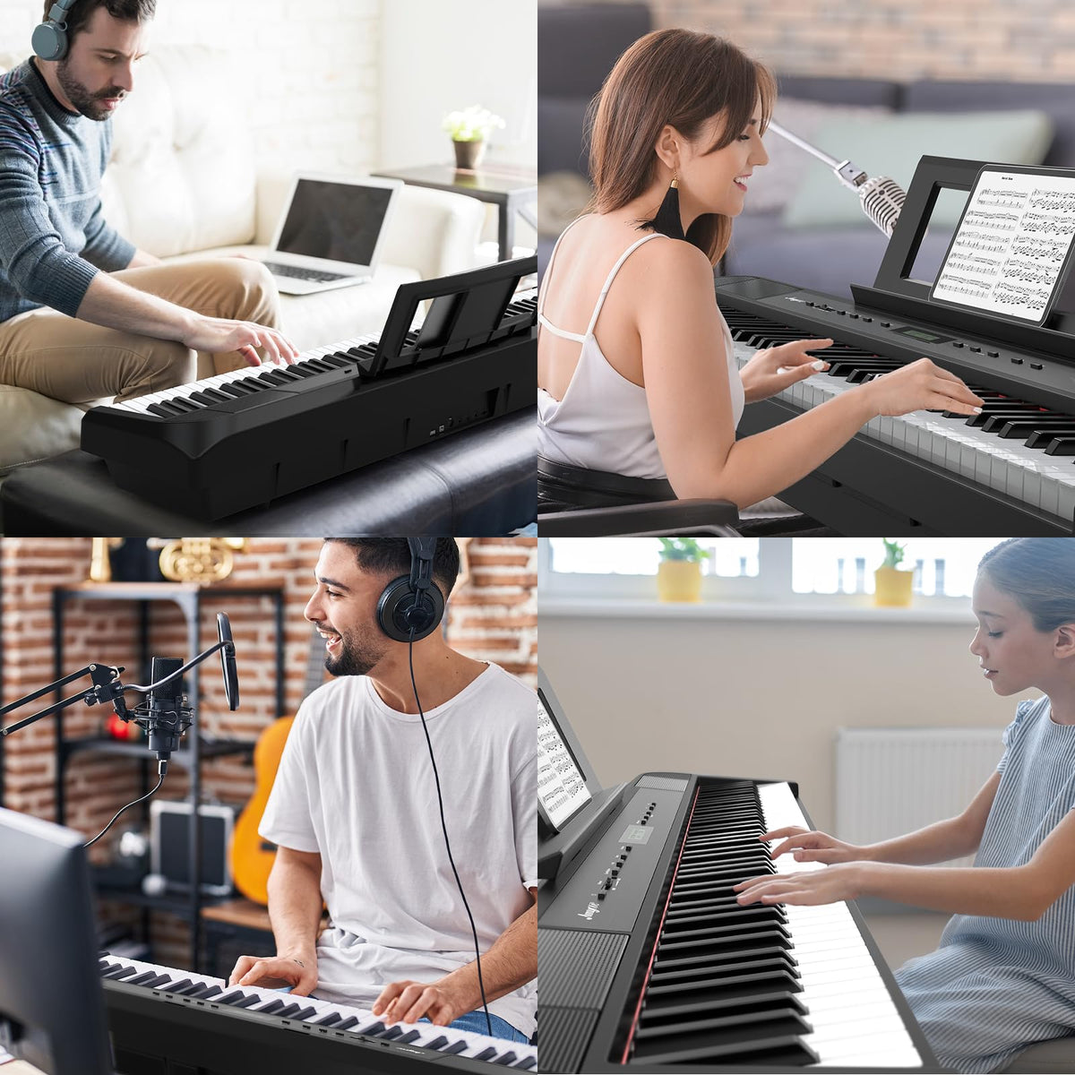 88-Key Weighted Hammer Action Digital Piano I202
