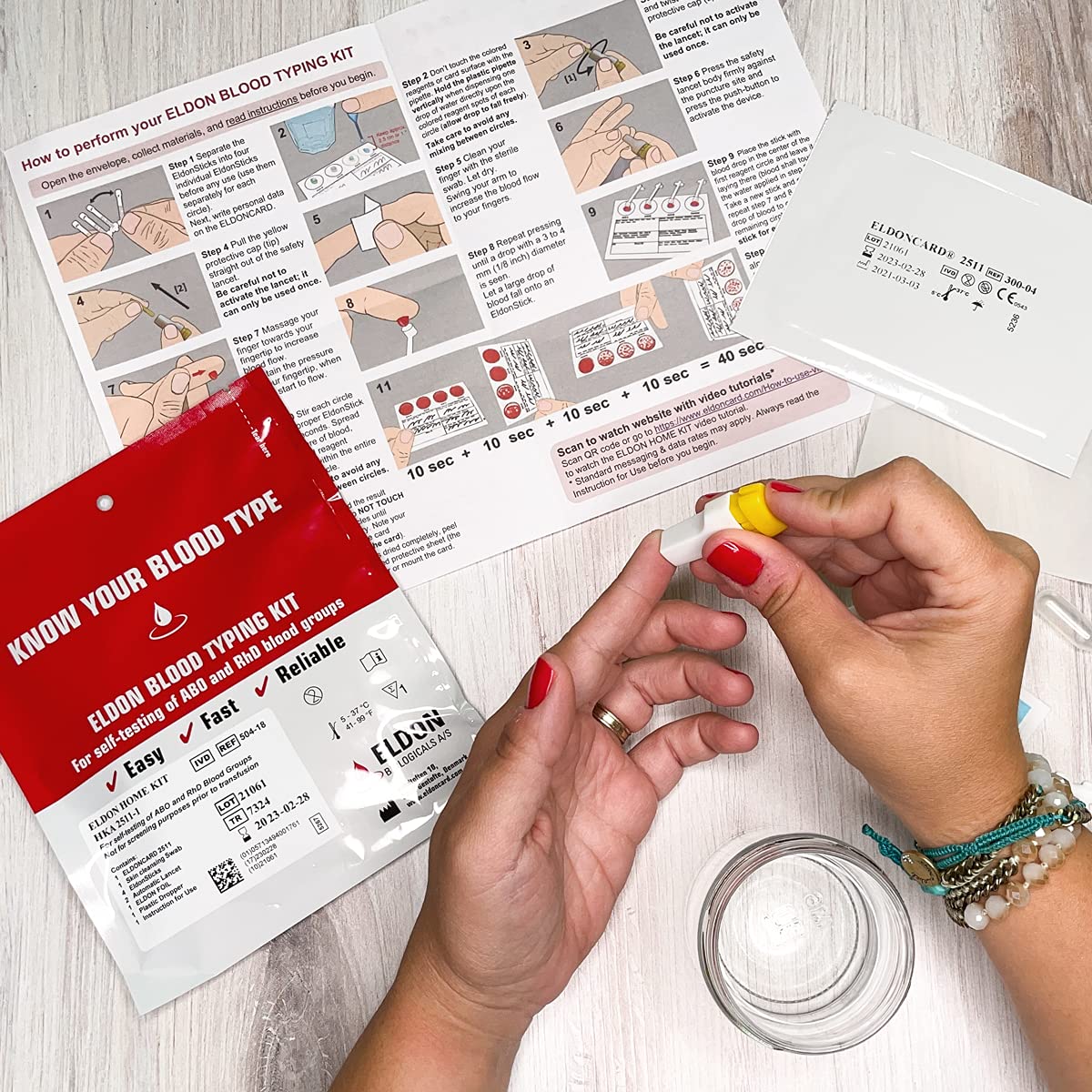 Home Blood Typing Kit O702
