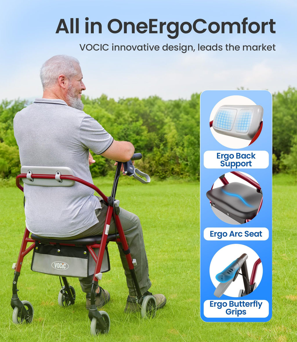 Rollator Walker with Seat L68648