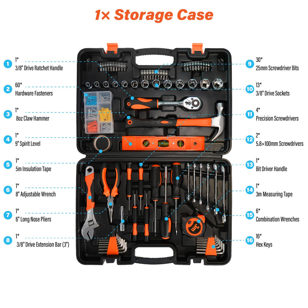 141 Piece Basic Tool Set V54128