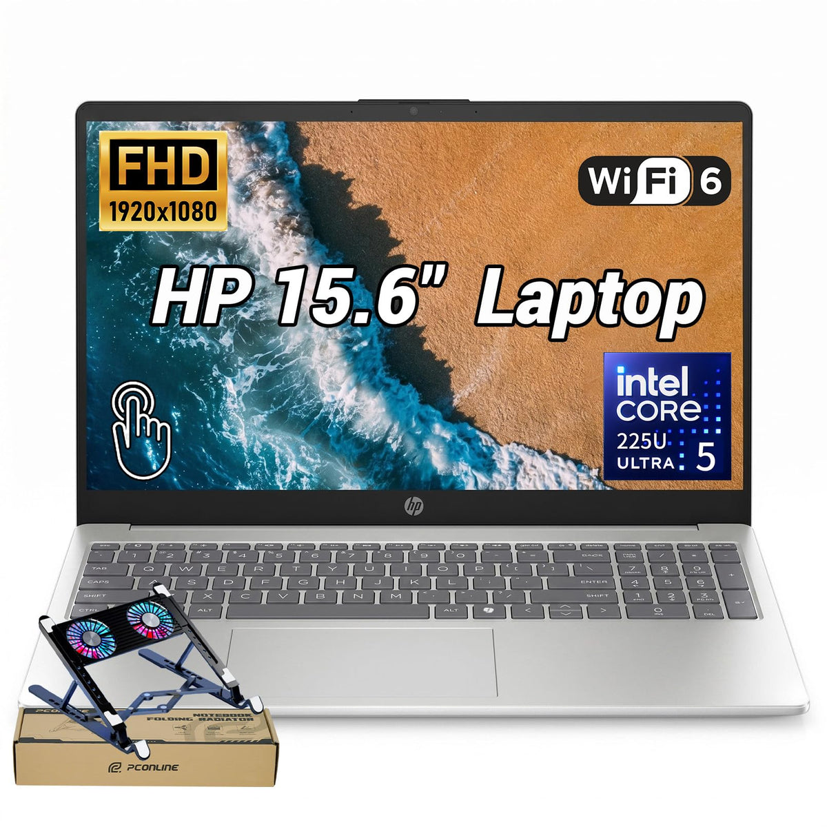 15.6" FHD Touchscreen Intel Core Ultra 5 Laptop K192253
