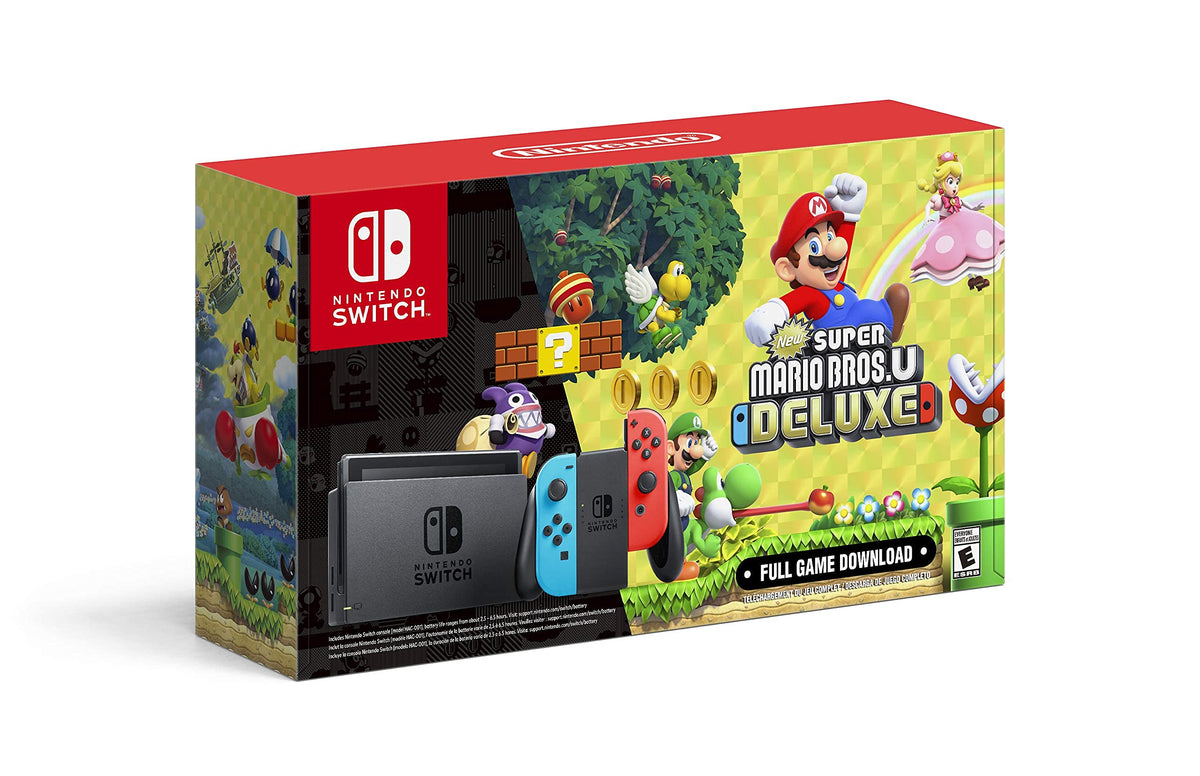 Neon Blue and Neon Red Switch Console G23832