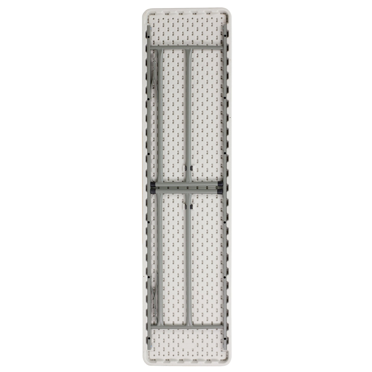 6-Foot White Plastic Folding Training Table B6697