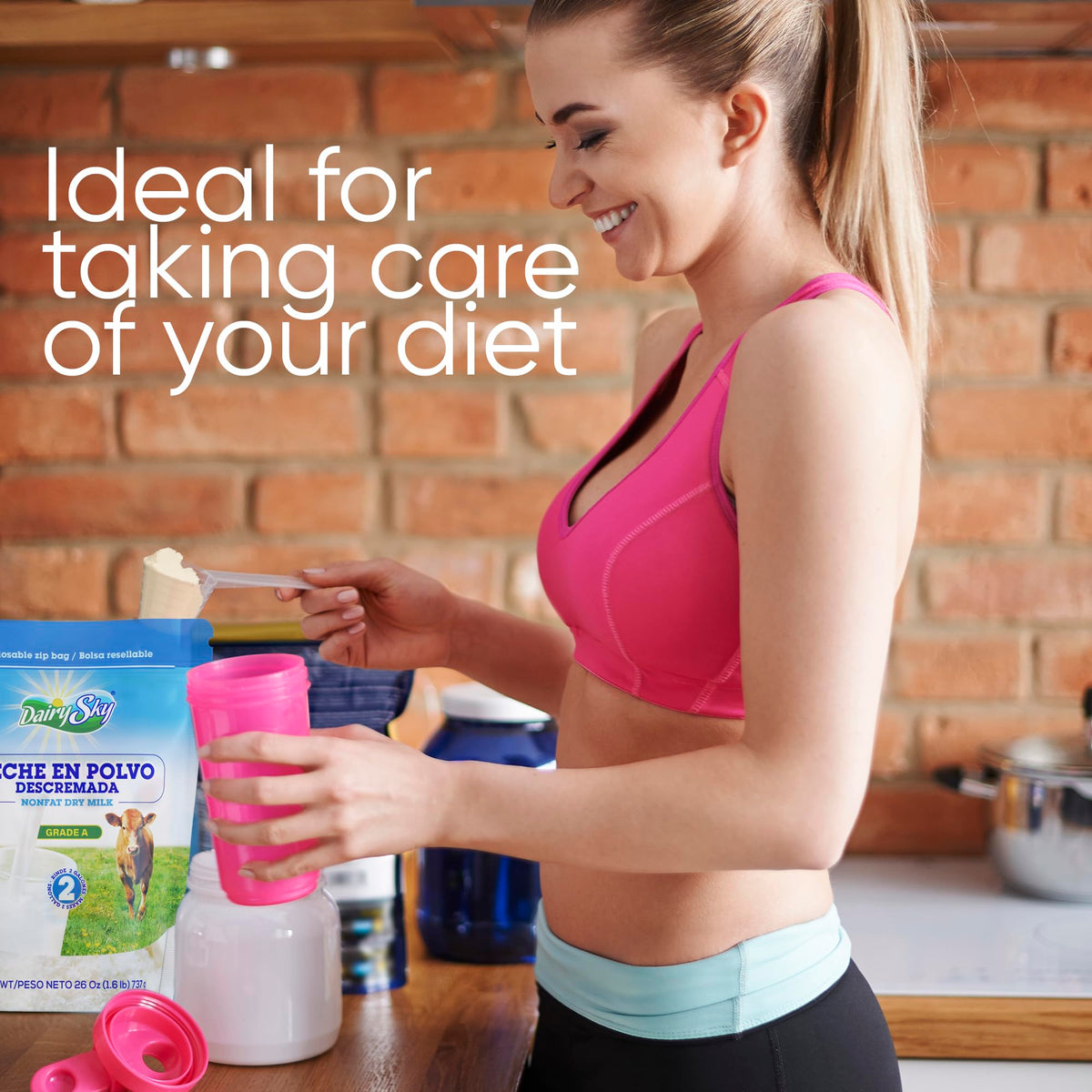 Nonfat Dry Milk Powder 26 Oz with Vitamins A & D H169204